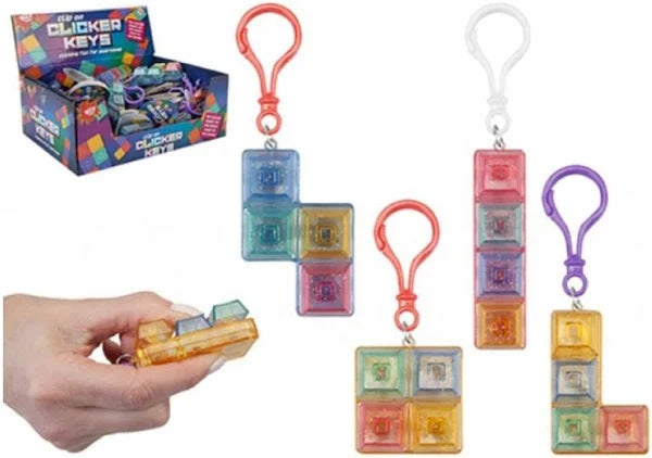 Clicker Keyring Sensory Toys Multi-Sensory World 