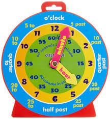 Colourful Visual Clock Educational & Schools Multi-Sensory World 